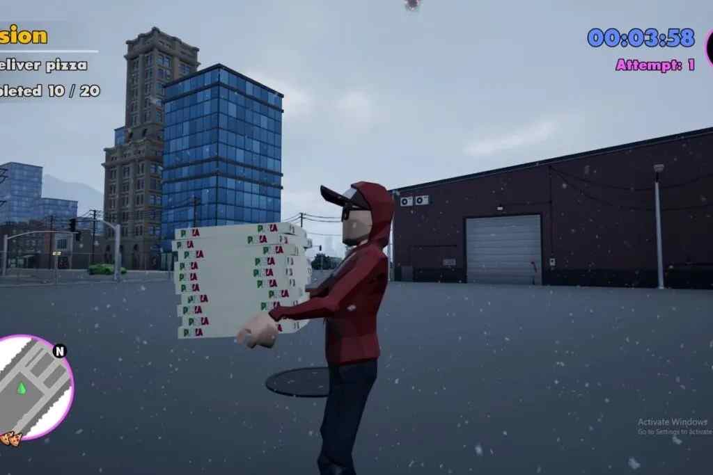 Running Pizza Run TiNYiSO PC Download 